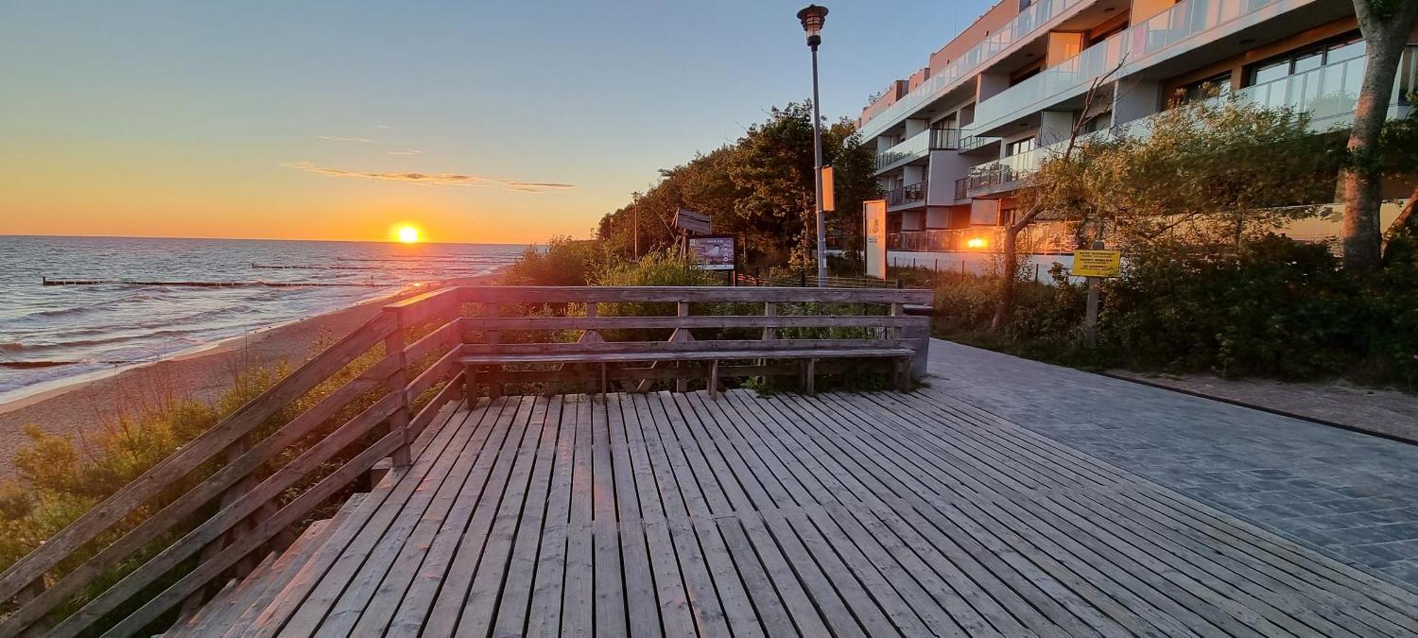 Apartament Dar Pomorza 20m do Plaży Ustronie Morskie Exterior foto